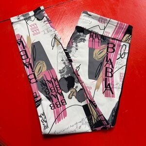 BYLYSE SPENARD WHITE BLACK PINK GRAY PATTERN multicolor LEGGING Pants